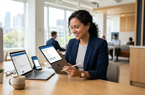 DriveWise advisor meeting with a borrower